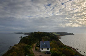 Komposition i fotografi - udsigt fra Røsnæs fyr